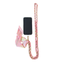 Load image into Gallery viewer, Crossbody Satin Phone Chain