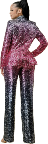 Sequin Ombre Blazer