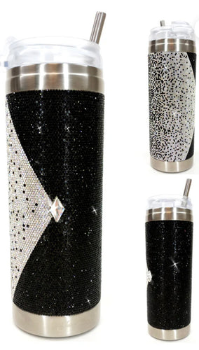 Jacqueline Kent Black Magic Diamond Crystal Tumbler