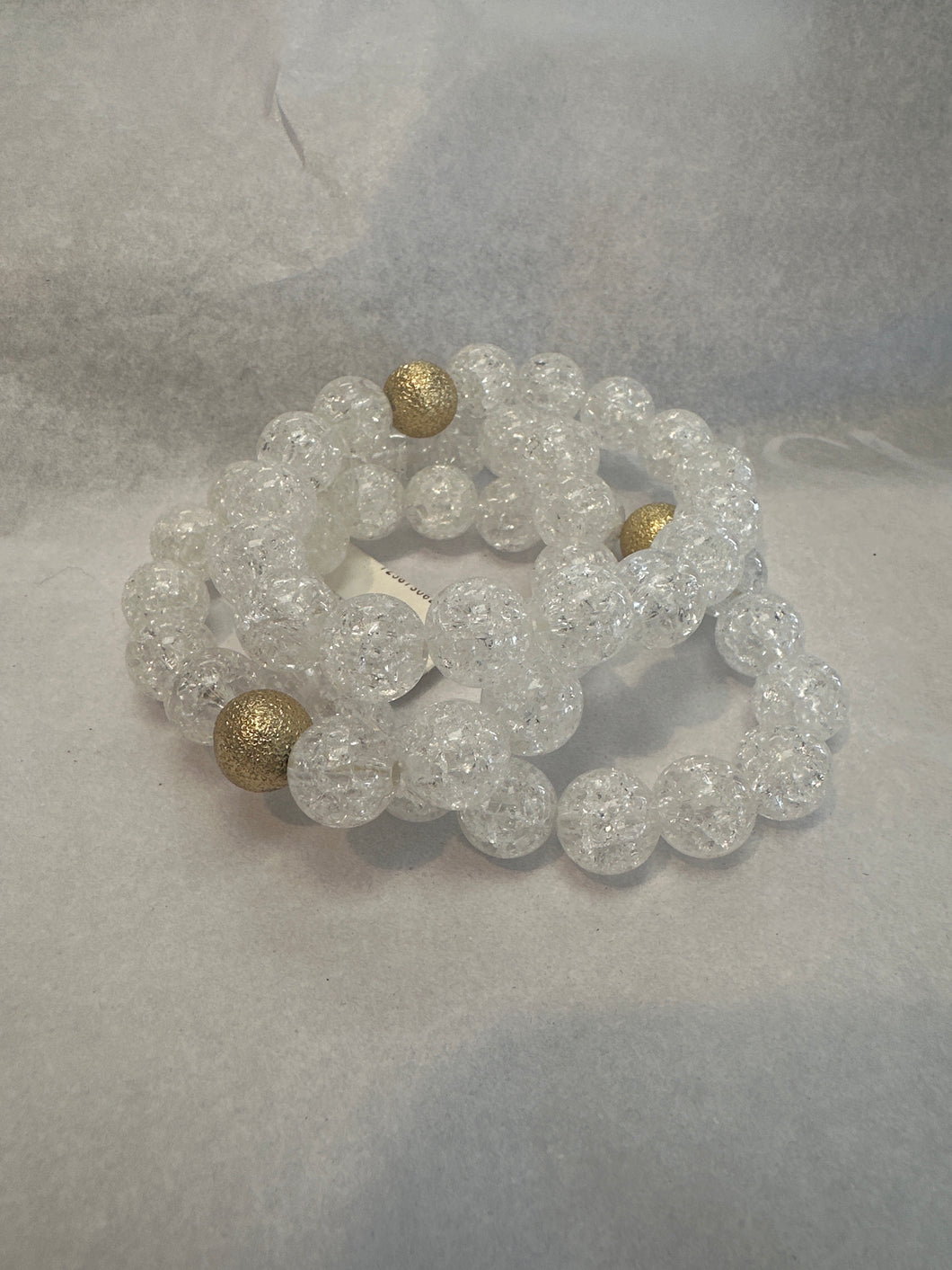 Glass Triple Bracelet Set