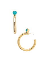 Load image into Gallery viewer, Keeley Studded Hoop Earrings