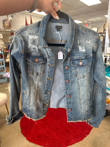 Distressed Denim Jacket