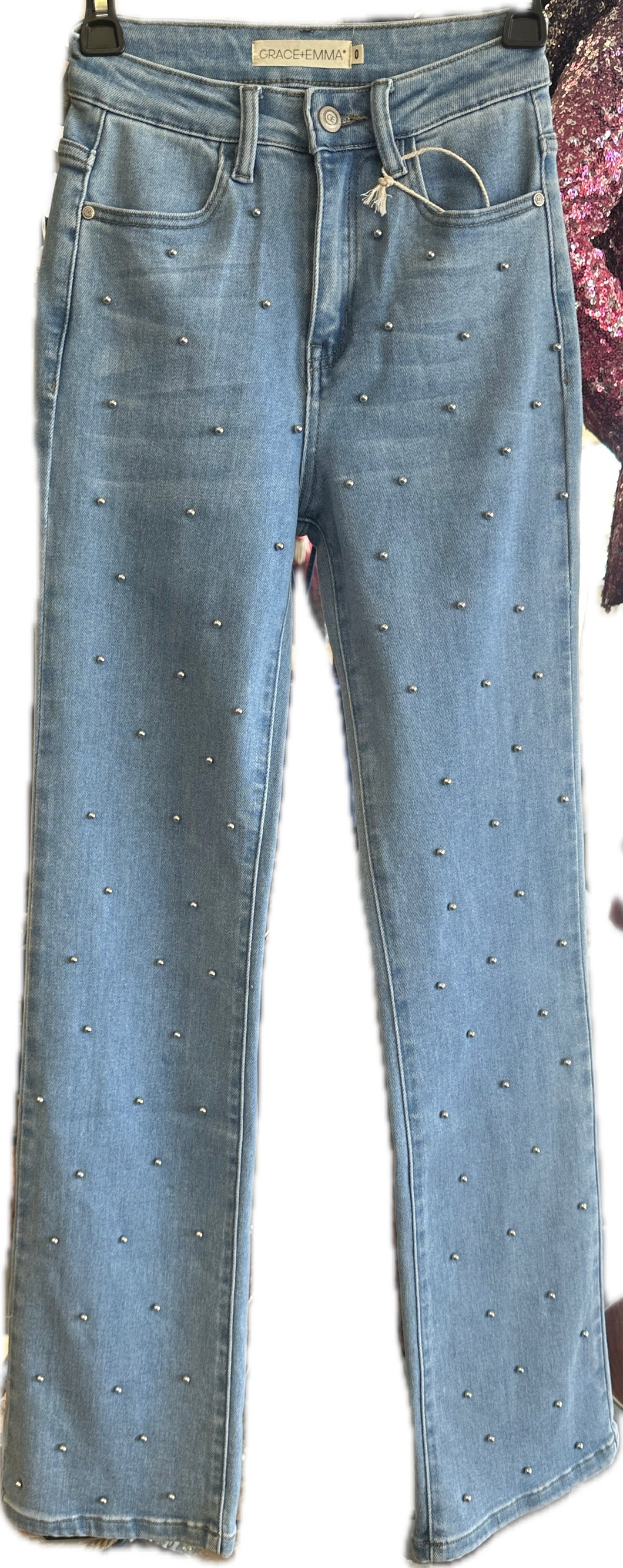 Grace & Emma Denim Stud Jeans