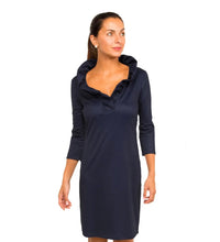 Load image into Gallery viewer, Gretchen Scott Ruffneck Dress-Solid