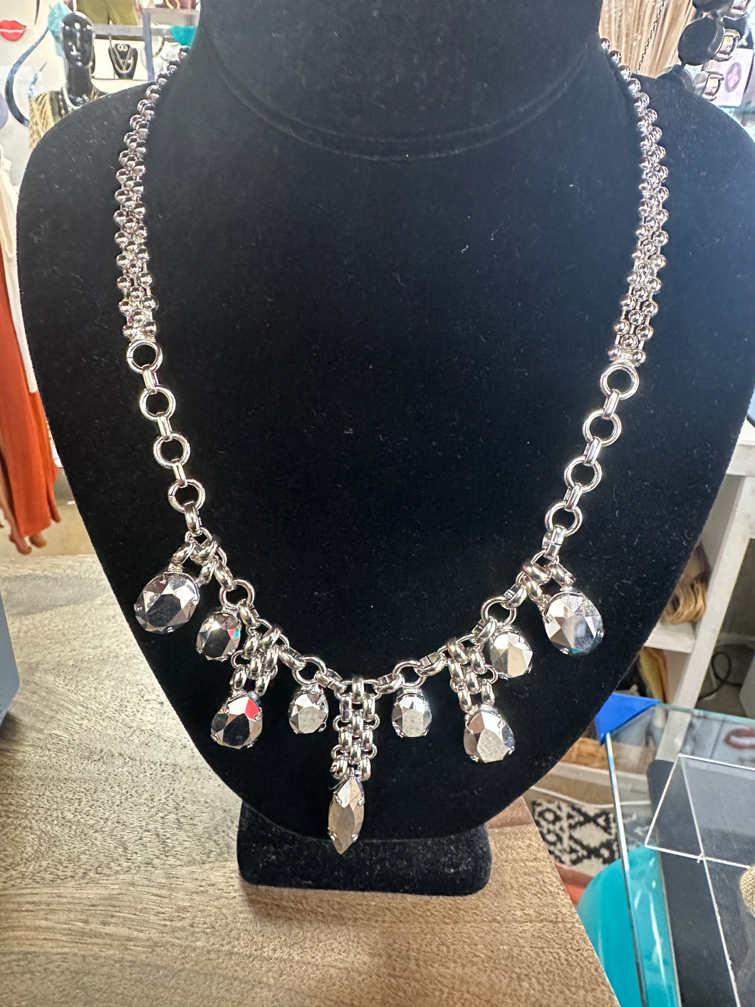 Tova Orlianne Necklace Silver Chrome