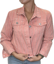 Load image into Gallery viewer, Pink Denim Jacket