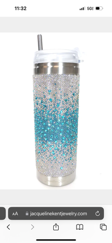 Jacqueline Kent Turquoise Wave Tumbler