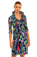 Load image into Gallery viewer, Gretchen Scott  Ruffneck Dress- Jungle Symphony