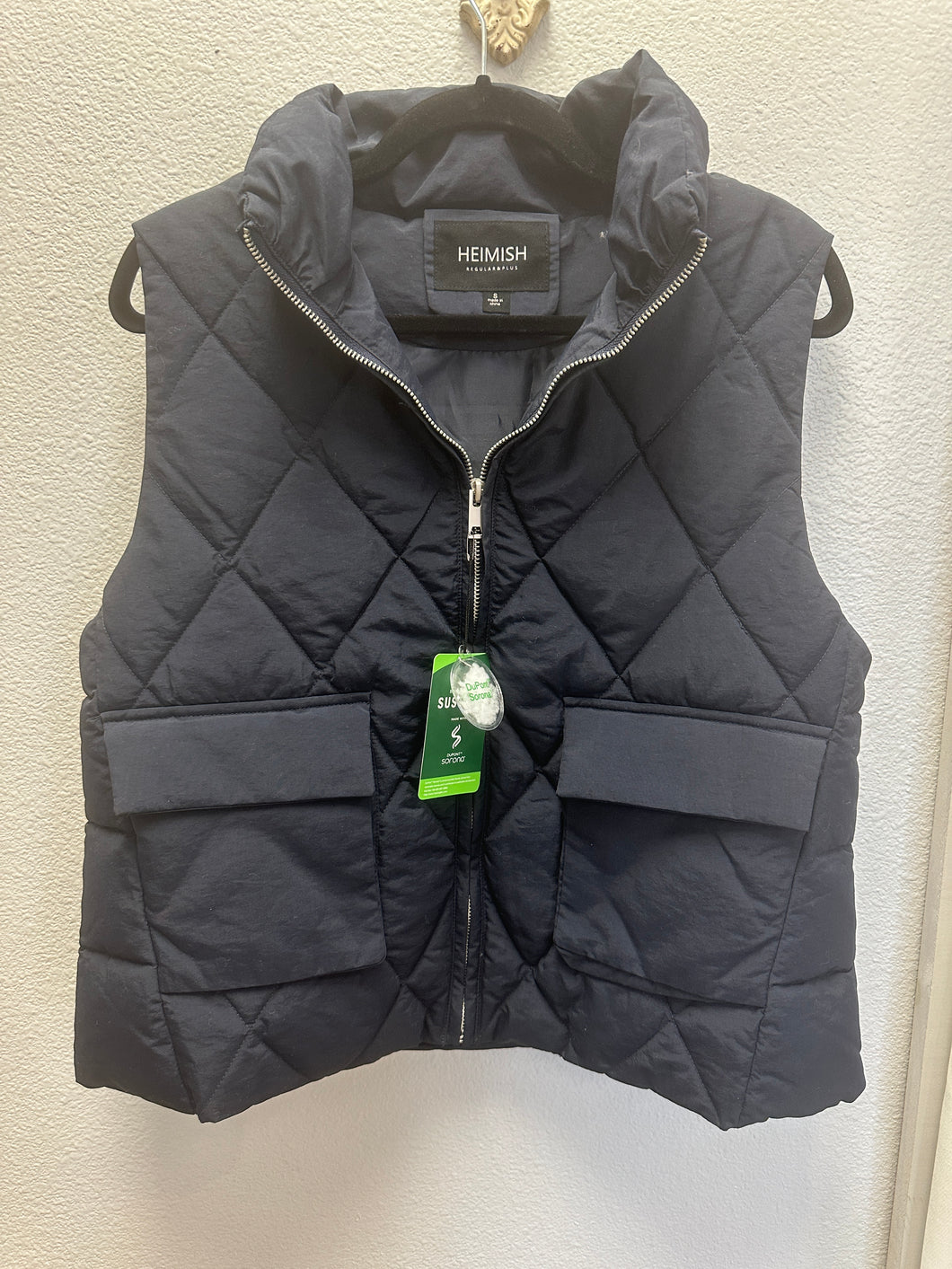 Navy Puffer Vest