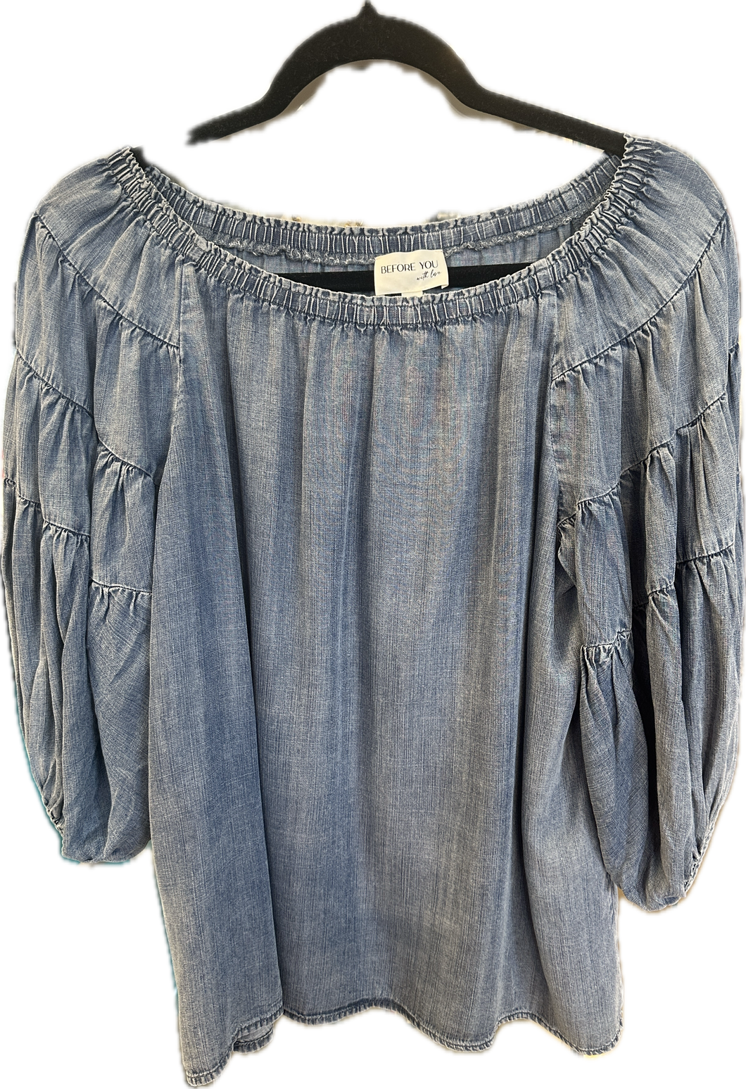 Denim Top Large