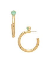 Load image into Gallery viewer, Keeley Studded Hoop Earrings