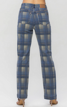 Load image into Gallery viewer, Judy Blue Plaid Jeans