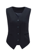 Load image into Gallery viewer, Pocketed Button Up Vest