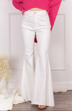 Load image into Gallery viewer, White Denim Flare Jeans