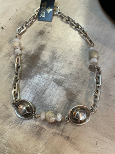 FRENCH KANDE HONFLEUR CHAIN WITH LA LUNE MIX ACCENTS AND FK COWBOY HATS