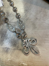 Load image into Gallery viewer, FRENCH KANDE SWAROVSKI WITH CUVEE PENDANTS AND SWAROVSKI GRAND FLEUR MEDALLION