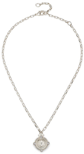 French Kande Loire Arles Necklace Silver