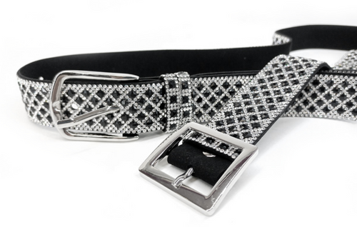 Jacqueline Kent Black/ Silver Belt