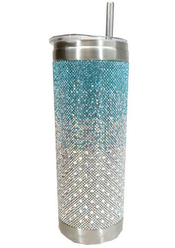 Jacqueline Kent Sugared Turquoise Tumbler