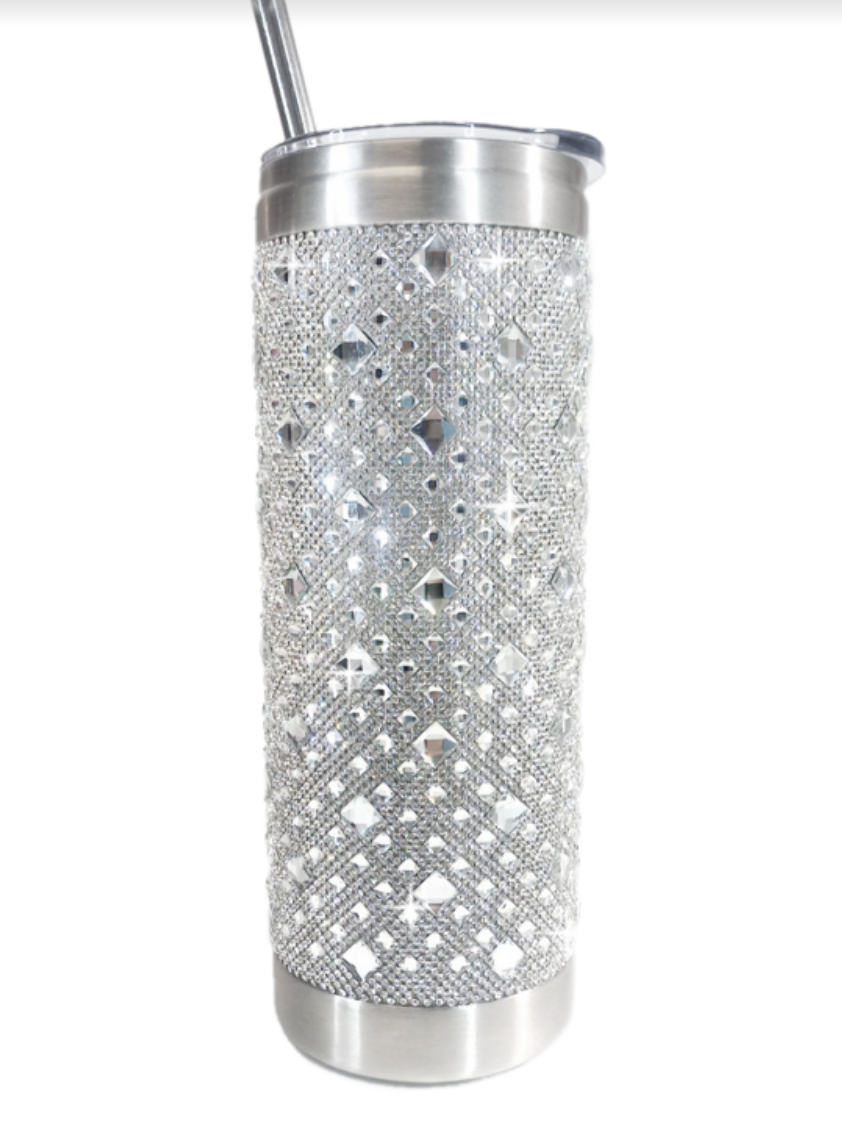 Jacqueline Kent White Diamond Tumbler