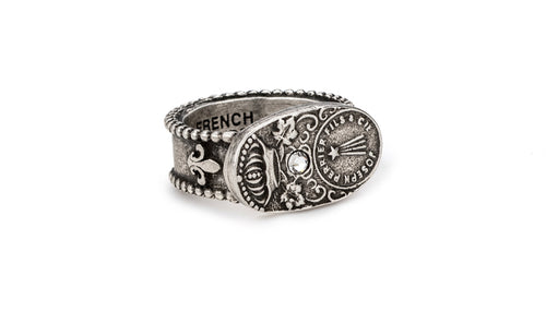 French Kande Silver Cuvee Ring