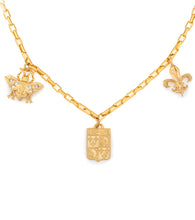 Load image into Gallery viewer, French Kande Loire Trois Necklace Gold