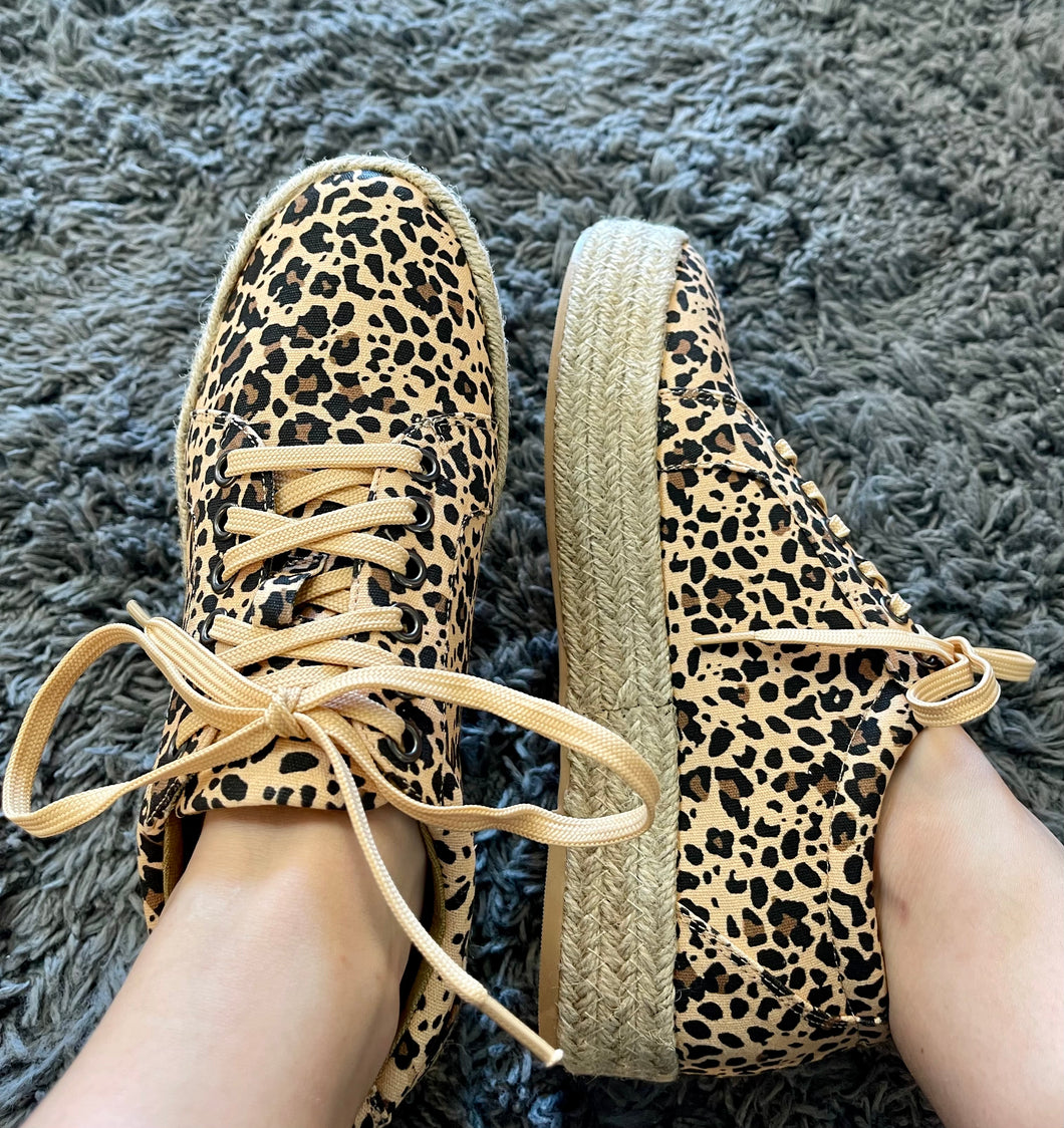 Corky Leopard Sneakers
