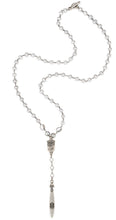 Load image into Gallery viewer, French Kande Silver Pearls with Austrian Crystal, Paris and Pointu Pendant