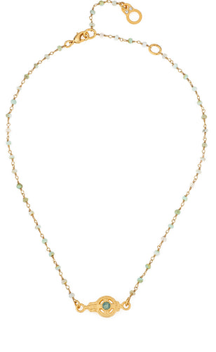 French Kande Micro Peruvian Opal Mini Dunkerque Necklace