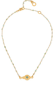 French Kande Micro Peruvian Opal Mini Dunkerque Necklace