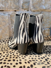 Load image into Gallery viewer, Stepping Out in Style Zebra Booties