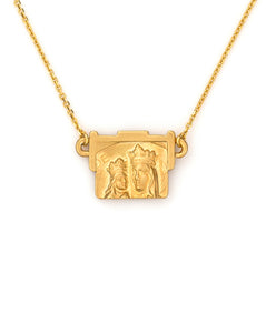 French Kande St. Anne Gold Necklace