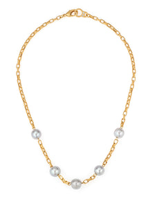 French Kande Loire Chain with Silver Pearls
