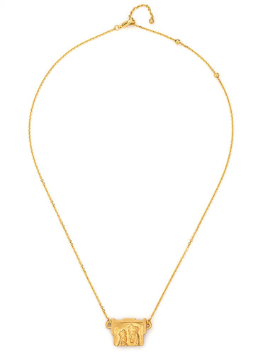 French Kande St. Anne Gold Necklace