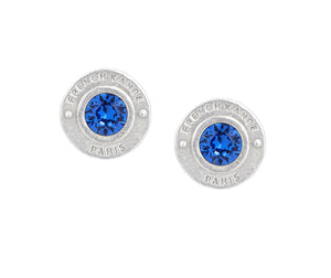 French Kande Birthstone Annecy Earrings Silver