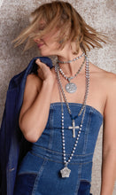 Load image into Gallery viewer, French Kande Pearls with Toulouse Chain and Abeille Medallion